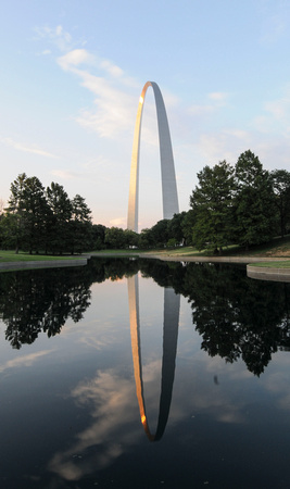 St Louis Arch Reflection
